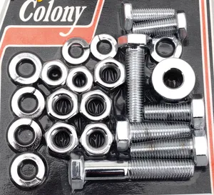 Colony COLONY EXHAUST BOLT KIT FOR KNUCKLEHEAD AND PANHEAD