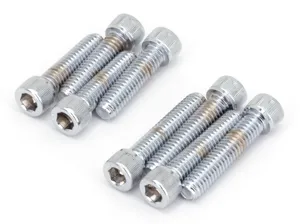 Midwest Acorn Nut Company CHROME HANDLEBAR TOP CLAMP SCREW KITS