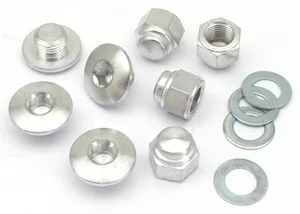 ROCKER SHAFT END CAP AND NUT KIT
