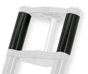 Zodiac (Made in Europe) Fat Bubba Upper Fork Tube Covers, Black Anodized