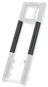 Zodiac (Made in Europe) Fat Bubba Lower Fork Leg Covers, Black Anodized, 450mm