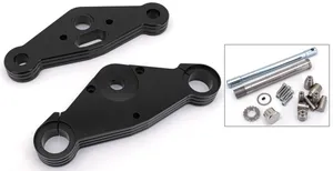 Zodiac (Made in Europe) Fat Bubba Triple Tree Kit, Black Anodized, 6°