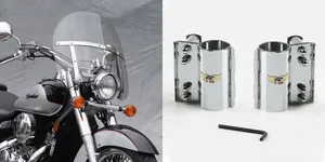 National Cycle NATIONAL CYCLE CHOPPED HEAVY-DUTY WINDSHIELD