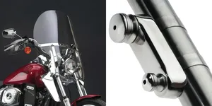 National Cycle NATIONAL CYCLE SWITCHBLADE 2-UP QUICK-RELEASE WINDSHIELDS