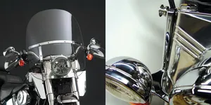 National Cycle NATIONAL CYCLE SWITCHBLADE 2-UP QUICK-RELEASE WINDSHIELDS