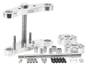 Zodiac (Made in Europe) FAT PLATE REV"O"LUTION MID GLIDE KIT FOR FX, FXR, DYNA & SPORTSTER