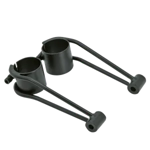 Daytona Vintage Headlight Bracket Set, Black, 41mm Forks