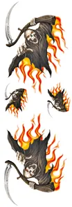 Lethal Threat LETHAL THREAT "BIKE TATTOOS" DESIGNS AND TANK DECALS