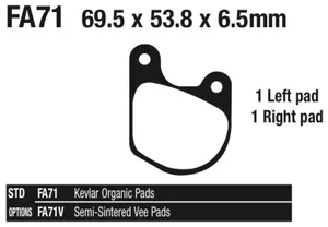 EBC EBC FRONT DISC BRAKE PADS