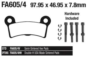 EBC EBC REAR DISC BRAKE PADS