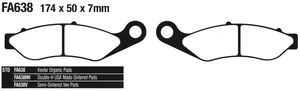 EBC Brakes International EBC FRONT DISC BRAKE PADS