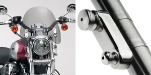 National Cycle NATIONAL CYCLE SWITCHBLADE DEFLECTOR QUICK-RELEASE WINDSHIELDS