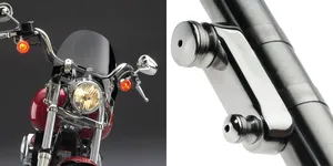 National Cycle NATIONAL CYCLE SWITCHBLADE DEFLECTOR QUICK-RELEASE WINDSHIELDS