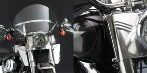 National Cycle NATIONAL CYCLE SWITCHBLADE CHOPPED QUICK-RELEASE WINDSHIELDS