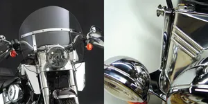 National Cycle NATIONAL CYCLE SWITCHBLADE CHOPPED QUICK-RELEASE WINDSHIELDS