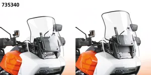 National Cycle NATIONAL CYCLE V-STREAM WINDSCREENS FOR PAN AMERICA