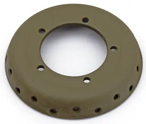 Samwel Colony Front Spoke Flange, Right, WL 1941-1952, OD Green (OEM 43645-30)
