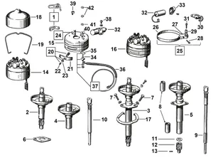 Samwel Supplies IGNITION CIRCUIT BREAKER AND DISTRIBUTOR PARTS FOR 1930-1969 MODELS