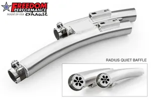 Freedom Performance Exhaust Freedom Radical Radius Quiet Baffle Kit, 1991-2005 Dyna