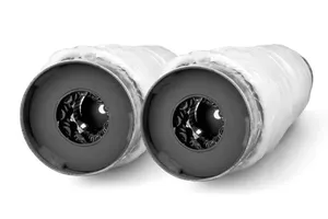 Freedom Performance Exhaust Combat True Dual Quiet Baffle, 4"/4.5" Slip-On (2017-Up)