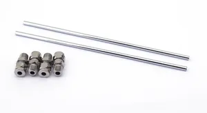 V-Twin CHROME ROCKER OIL LINES