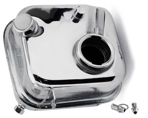 V-Twin CHROME OIL TANK FOR 4 SPEED BIG TWIN