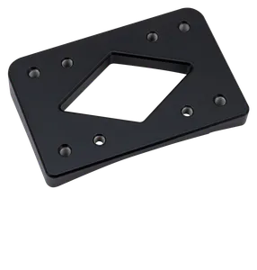 DMP WEDGED REAR FENDER LICENSE FRAME MOUNT
