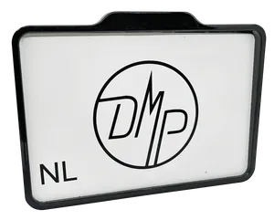 DMP LICENSE PLATE FRAME WITH LICENSE PLATE ILLUMINATION
