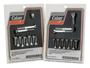 Colony TRANSMISSION TOP COVER SCREW KIT FOR 4 SPEED BIG TWIN
