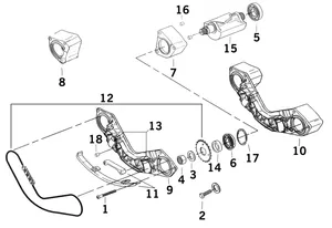 Zodiac (Genuine Zodiac Products) ENGINE BALANCER PARTS FOR TWIN CAM B