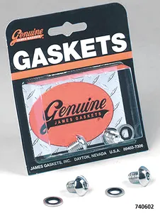 James Gaskets FRONT FORK DRAIN SCREW KITS