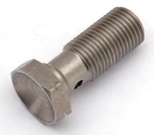 Goodridge Goodridge Long Banjo Bolt, M10x1.00, Stainless