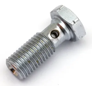 Goodridge Goodridge Long Banjo Bolt, M10x1.25, Chrome