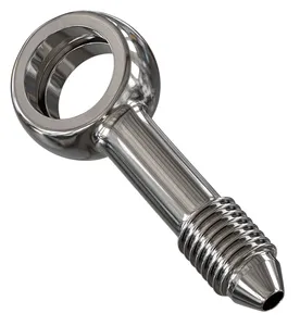 Goodridge Goodridge AN-3 Banjo Fitting, Stainless, 3/8", Straight