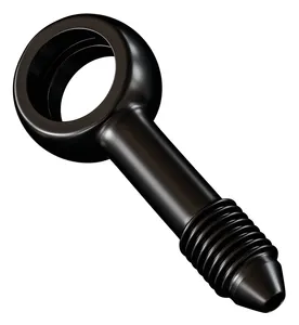Goodridge Goodridge AN-3 Banjo Fitting, Black Stainless, 3/8", Straight