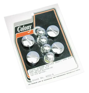 Colony ROCKER SHAFT END CAP AND NUT KIT