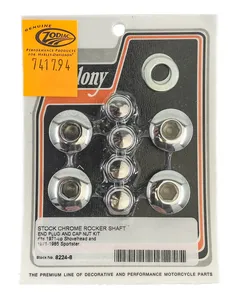 Colony ROCKER SHAFT END CAP AND NUT KIT