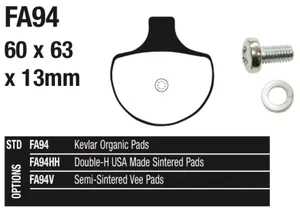 EBC EBC FRONT DISC BRAKE PADS