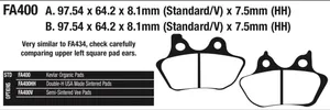 EBC Brakes International EBC REAR DISC BRAKE PADS