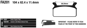 EBC EBC REAR DISC BRAKE PADS