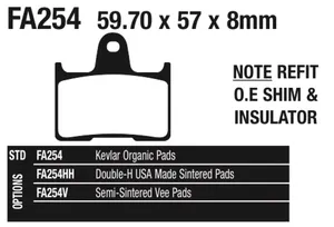 EBC Brakes International EBC REAR DISC BRAKE PADS