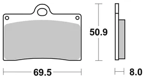 SBS SBS FRONT DISC BRAKE PADS