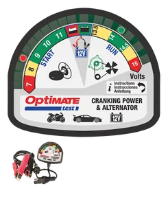 Optimate/Tecmate OPTIMATE BATTERY AND ALTERNATOR TESTERS