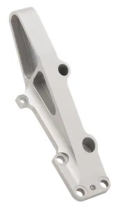 Zodiac (Made in Europe) Öhlins Inverted Fork Caliper Bracket, Left, Brembo P4 30/34C, Clear
