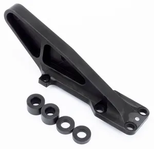 Zodiac (Made in Europe) Öhlins Inverted Fork Caliper Bracket, Left, 11.5" OEM, Black, 2000-2017