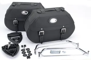 Longride Motorcycle Bags K-DRIVE/LONGRIDE "CLICK & LOCK" SADDLEBAG KITS