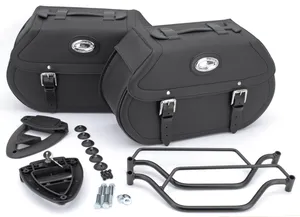 Longride Motorcycle Bags K-DRIVE/LONGRIDE "CLICK & LOCK" SADDLEBAG KITS