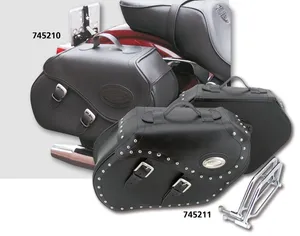 Longride Motorcycle Bags K-DRIVE/LONGRIDE "CLICK & LOCK" SADDLEBAG KITS