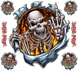 Lethal Threat LETHAL THREAT "BIKE TATTOOS" DESIGNS AND TANK DECALS