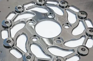 Matrix Brakes Matrix Brakes Rotor Carrier, Rear, Chrome, 2.22" ID, 5-Hole